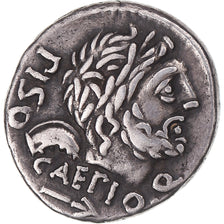 Coin, Calpurnia, Denarius, 100 BC, Rome, AU(50-53), Silver, Sear:210