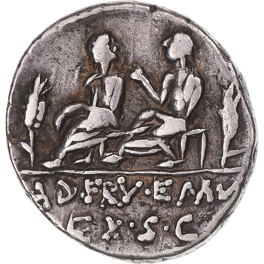Coin, Calpurnia, Denarius, 100 BC, Rome, AU(50-53), Silver, Sear:210