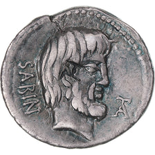 Coin, Tituria, Denarius, 89 BC, Rome, EF(40-45), Silver, Sear:249