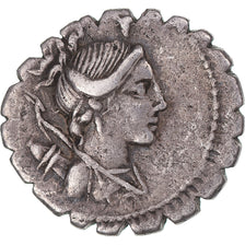 Coin, Postumia, Denarius Serratus, 81 BC, Rome, VF(30-35), Silver, Sear:296