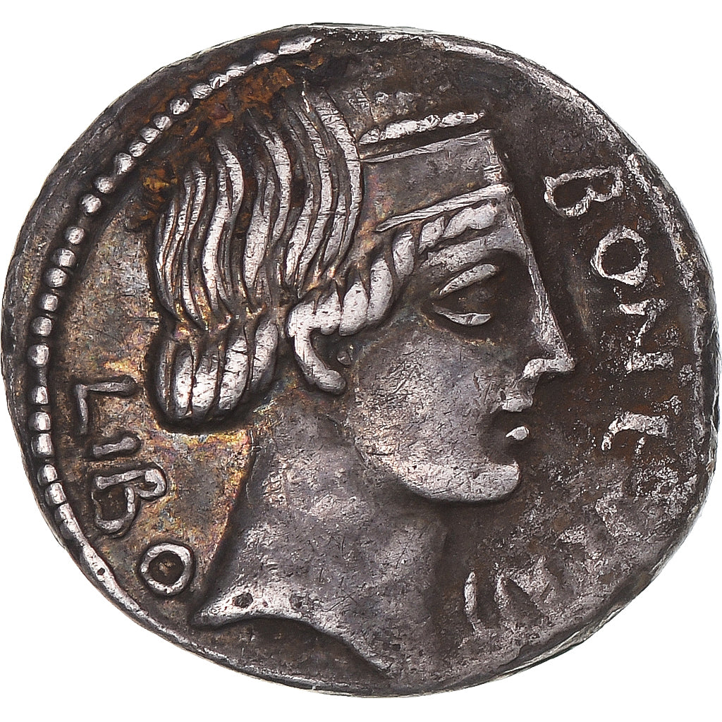 Coin, Scribonia, Denarius, 62 BC, Rome, EF(40-45), Silver, Sear:367