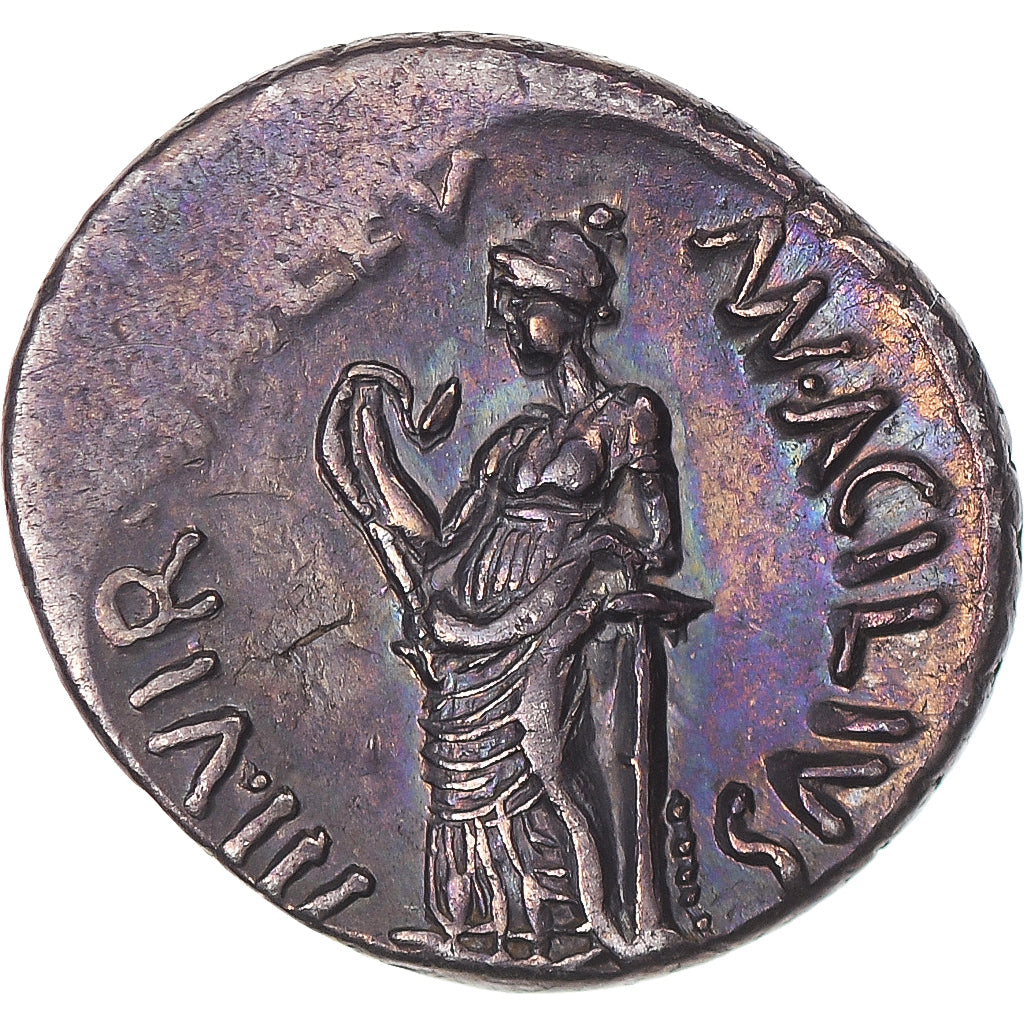 Coin, Acilia, Denarius, 49 BC, Rome, AU(50-53), Silver, Sear:412
