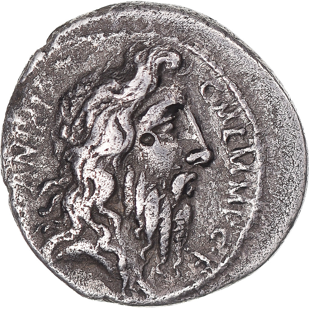 Coin, Memmia, Denarius, 56 BC, Rome, EF(40-45), Silver, Sear:388, Crawford:427/2