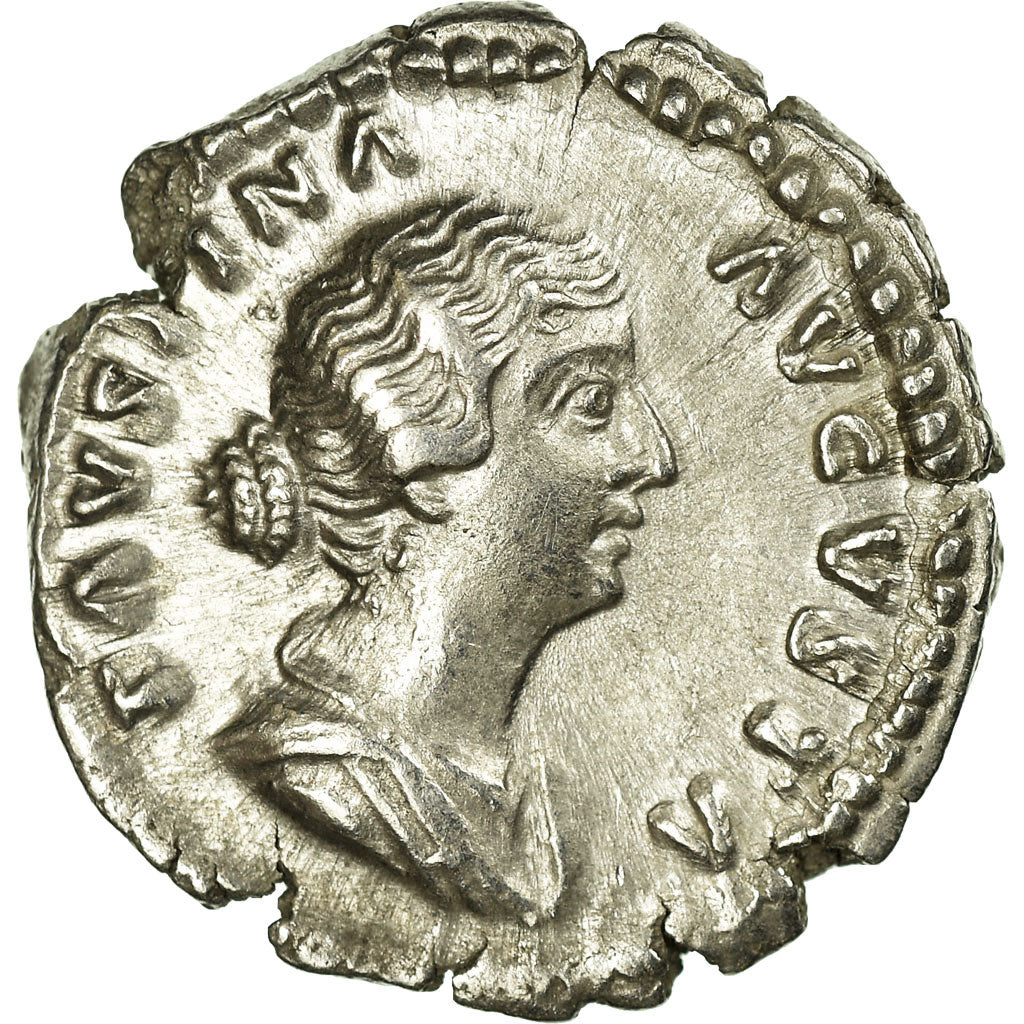 Coin, Faustina II, Denarius, Roma, AU(55-58), Silver, RIC:674