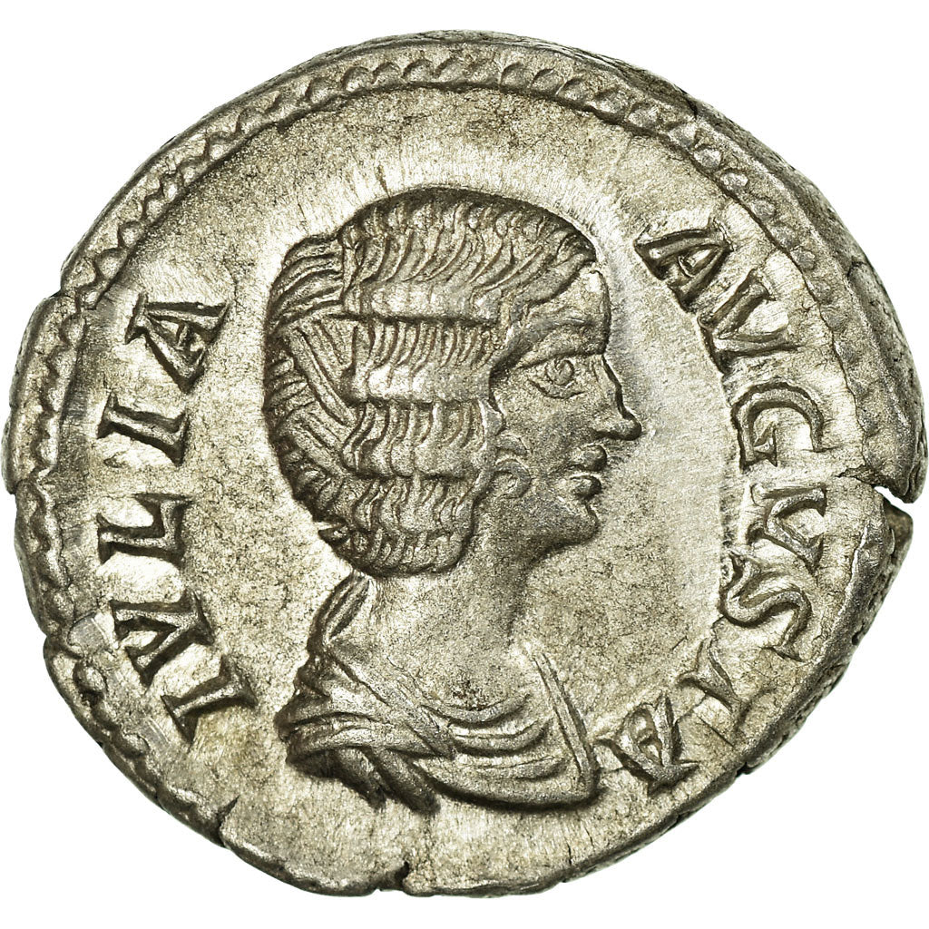Coin, Julia Domna, Denarius, 198, Roma, AU(50-53), Silver, RIC:564