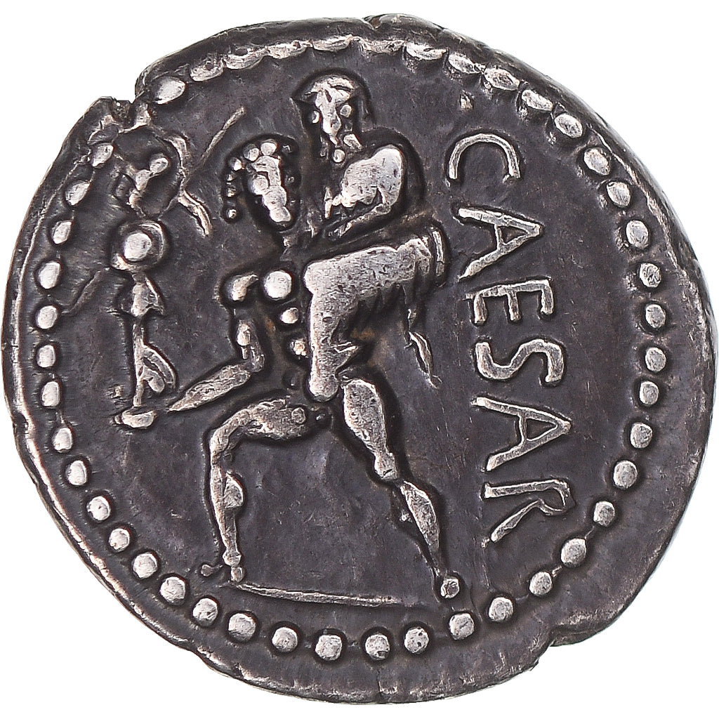 Moneta, Julius Caesar, Denarius, 47-46 BC, Military mint in North Africa