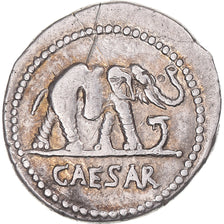 Munten, Julius Caesar, Denarius, 49 BC, Military mint, ZF, Zilver, Sear:1399
