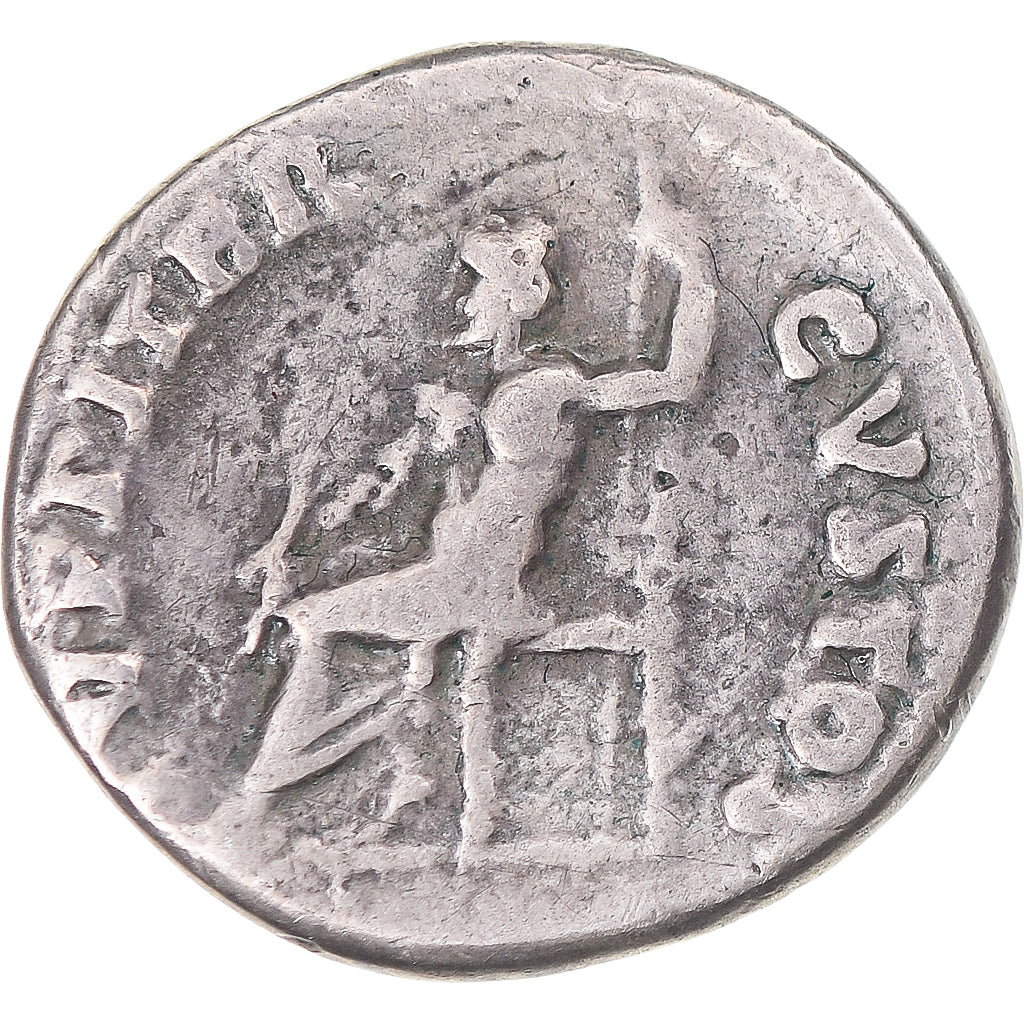 Coin, Nero, Denarius, 65, Rome, VF(20-25), Silver, RIC:53