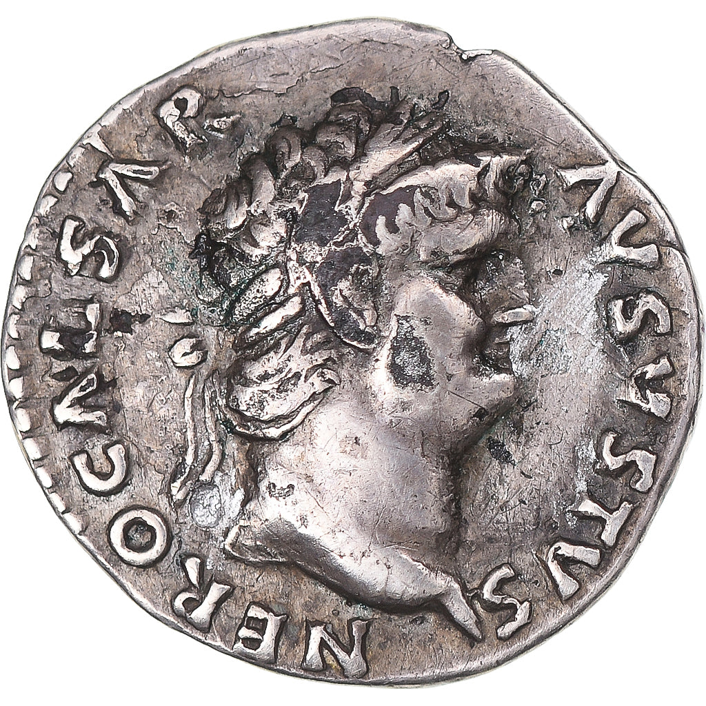 Coin, Nero, Denarius, 65-66, Rome, VF(30-35), Silver, RIC:62