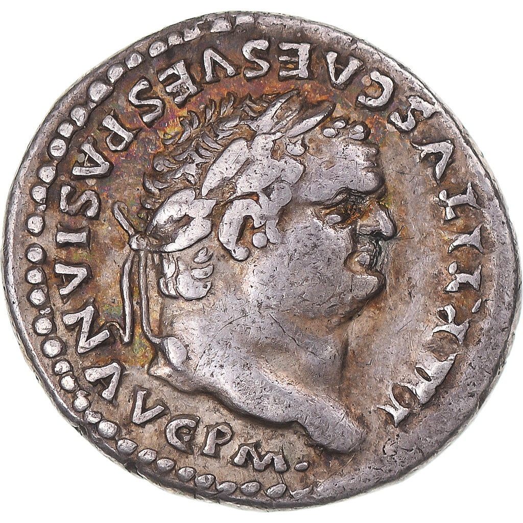 Coin, Titus, Denarius, 80, Rome, EF(40-45), Silver, RIC:124