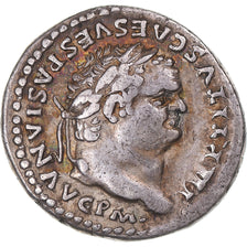 Coin, Titus, Denarius, 80, Rome, EF(40-45), Silver, RIC:124