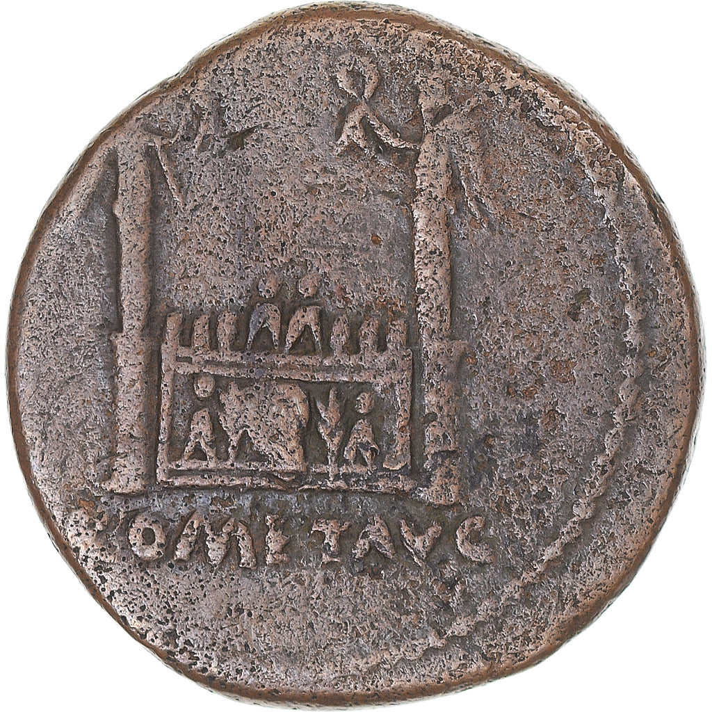 Coin, Tiberius, As, 12-14, Lugdunum, VF(30-35), Bronze, RIC:245