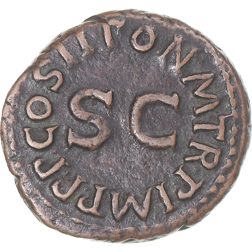Coin, Claudius, Quadrans, 42, Rome, VF(30-35), Bronze, RIC:90