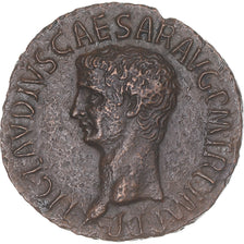 Coin, Claudius, As, 50-54, Rome, VF(30-35), Bronze, RIC:116