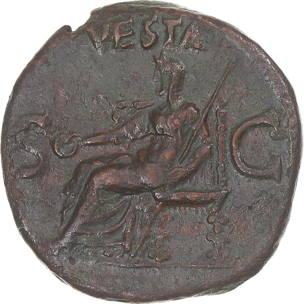 Coin, Caligula, As, 40-41, Rome, EF(40-45), Bronze, RIC:54