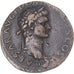 Munten, Domitianus, As, 77-78, Lugdunum, ZF, Bronzen, RIC:1290