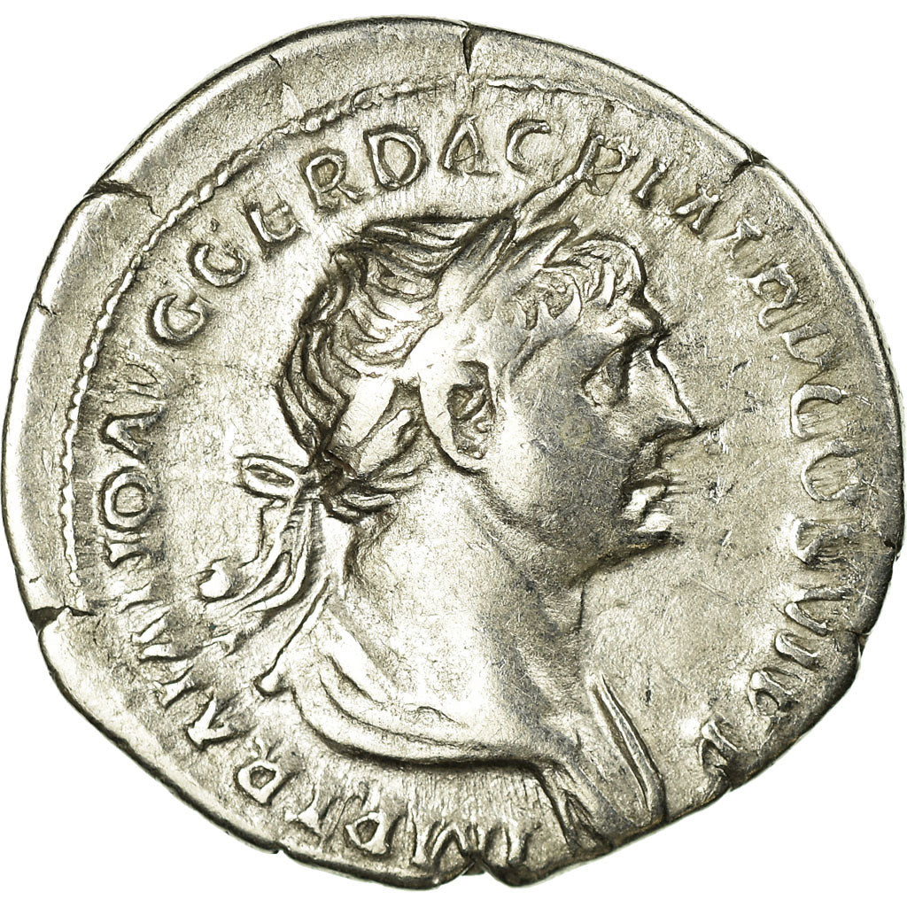 Coin, Trajan, Denarius, Roma, AU(50-53), Silver, RIC:275