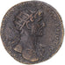 Munten, Hadrius, Dupondius, 118, Rome, FR+, Bronzen, RIC:556