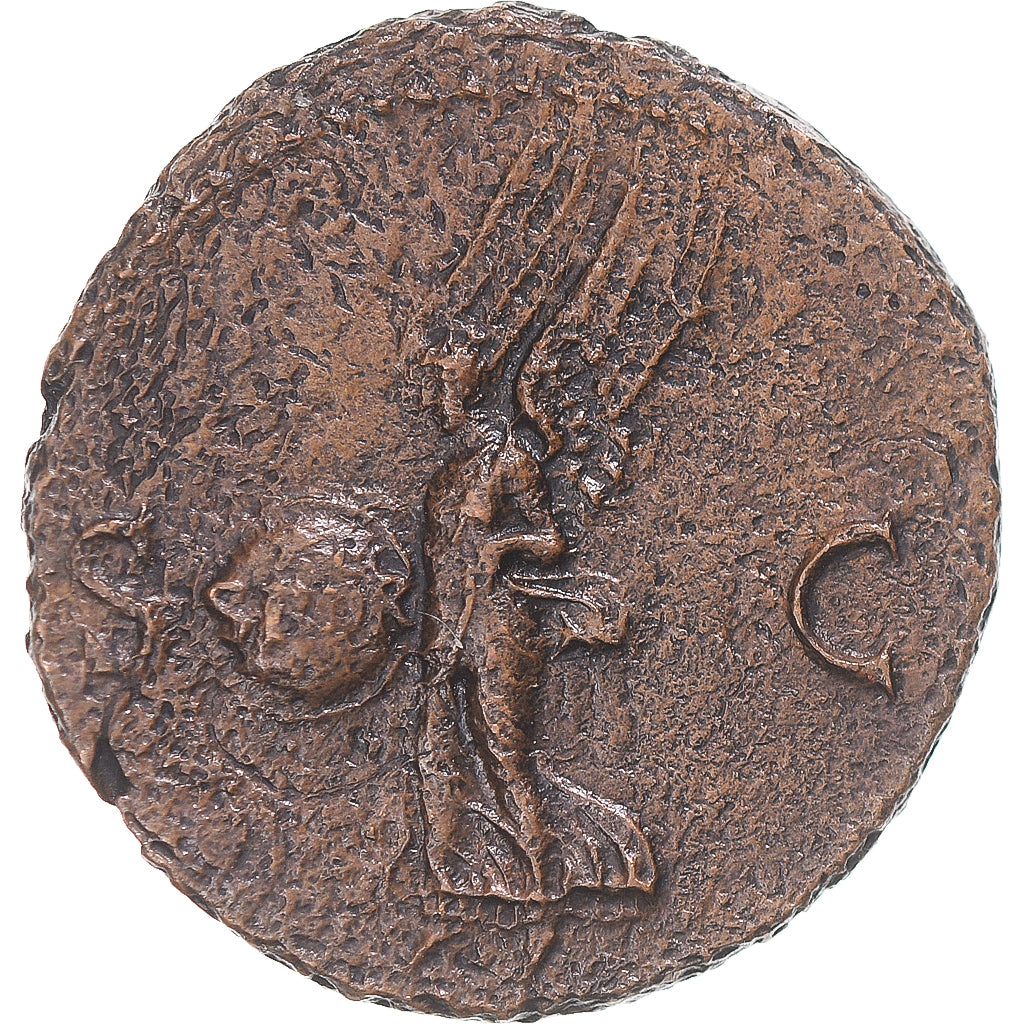Coin, Nero, As, 66, Rome, EF(40-45), Bronze, RIC:351