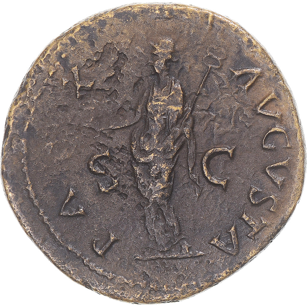 Coin, Galba, Dupondius, 68, Rome, EF(40-45), Bronze, RIC:415