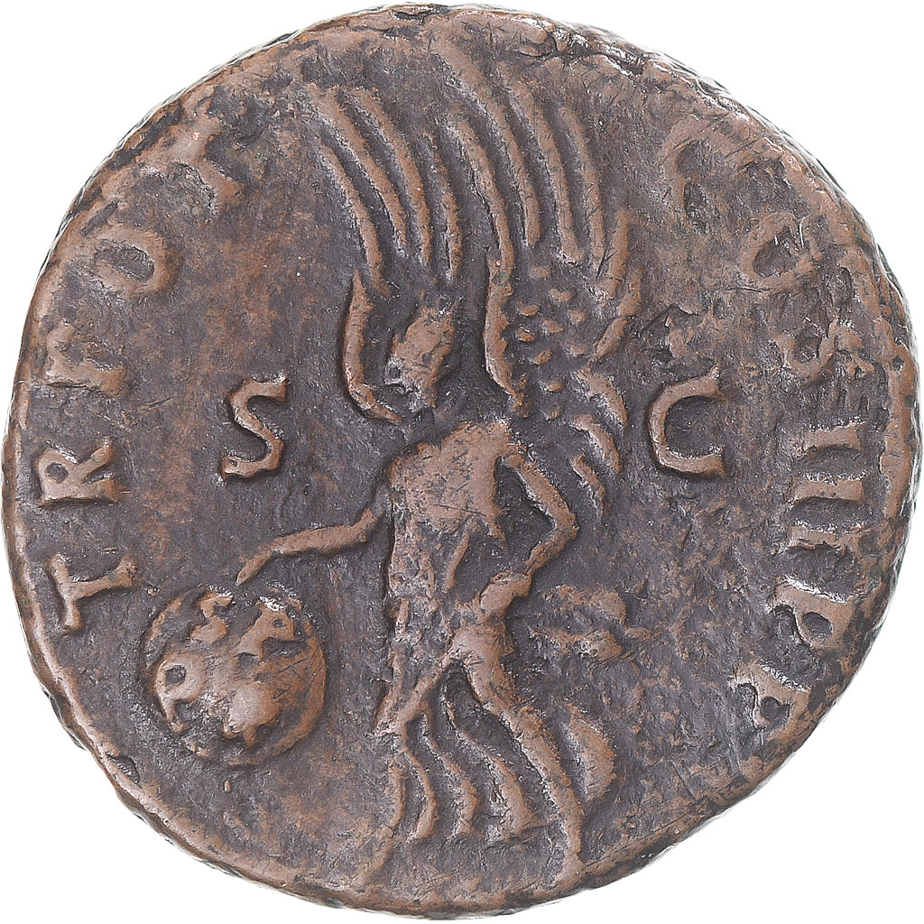 Coin, Trajan, As, 100, Rome, EF(40-45), Bronze, RIC:417a