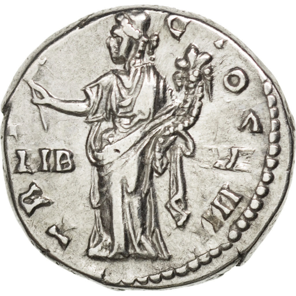 Coin, Antoninus Pius, Denarius, Roma, AU(50-53), Silver, RIC:155