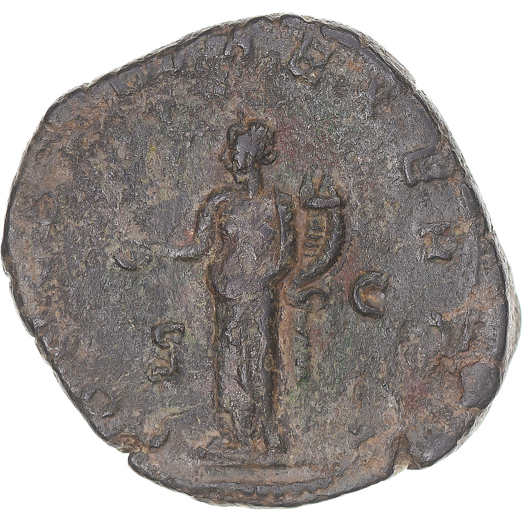 Coin, Gallienus, Sestertius, 253-255, Rome, EF(40-45), Bronze, RIC:209