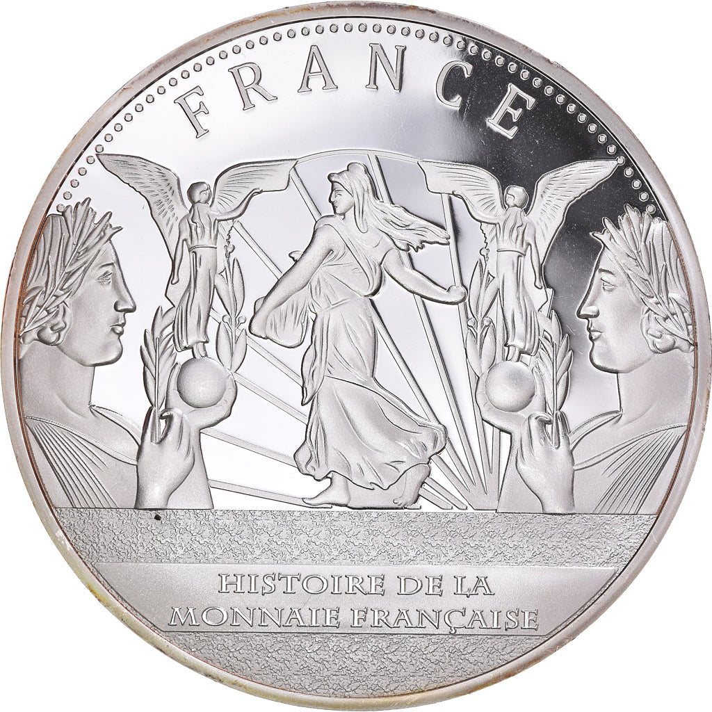 Frankreich, Medaille, Napoleon I, Histoire de la monnaie Française, 20 Francs