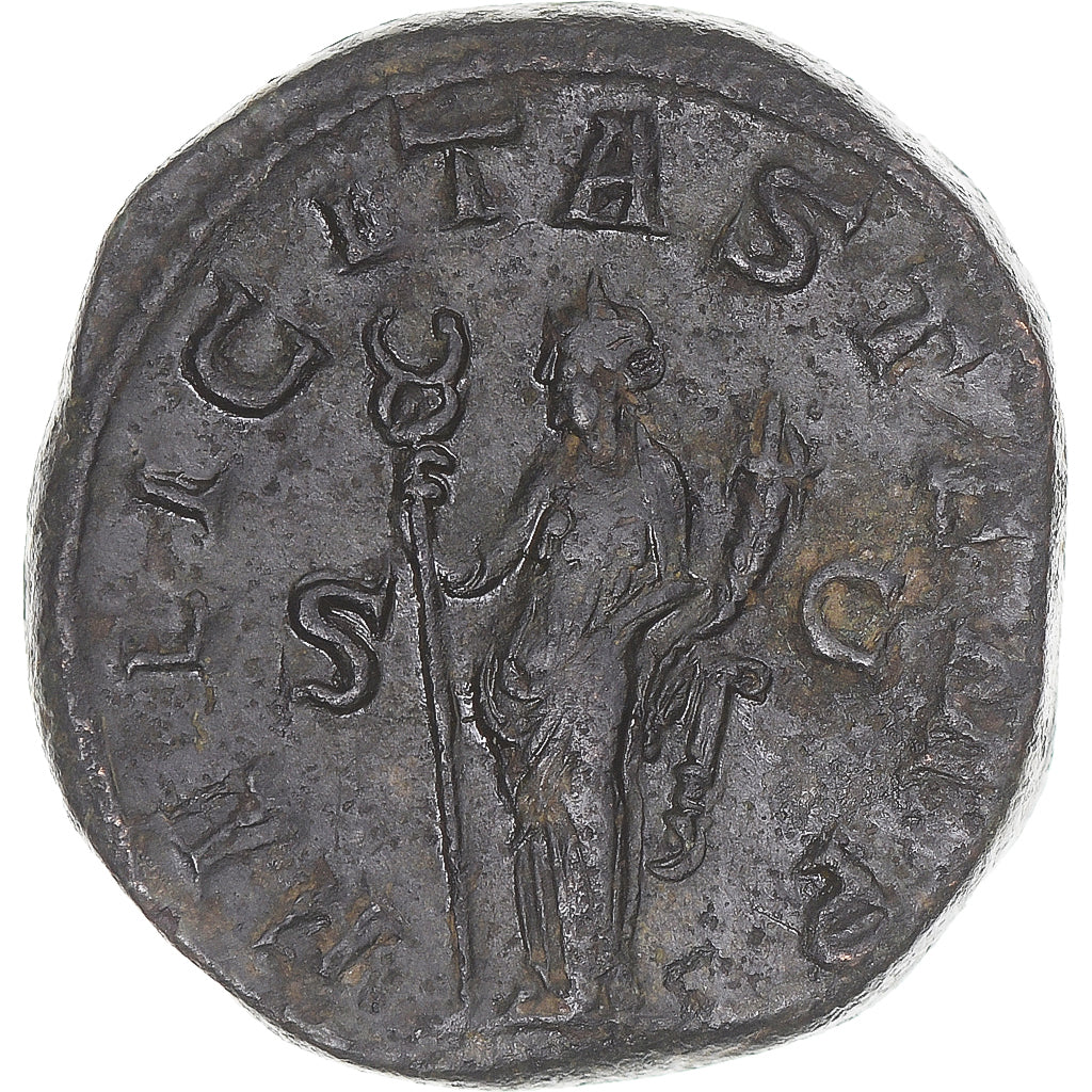 Coin, Philip I, Sestertius, 246, Rome, EF(40-45), Bronze, RIC:169a