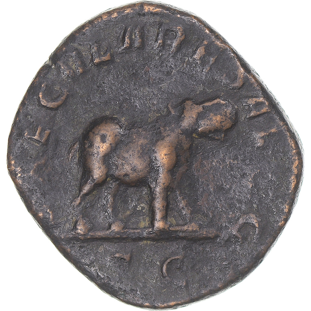 Coin, Otacilia Severa, Sestertius, 248, Rome, VF(30-35), Bronze, RIC:200a