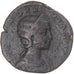 Moneta, Julia Soaemias, Sesterzio, 219, Rome, MB+, Bronzo, RIC:406