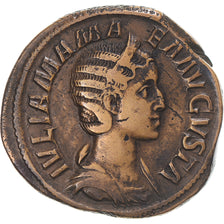 Coin, Julia Mamaea, Sestertius, 224, Rome, EF(40-45), Bronze, RIC:694