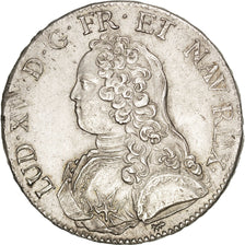 FRANCE, Écu aux branches d'olivier, ECU, 1729, Paris, KM #486.1, AU(55-58), ...