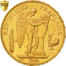 France, Génie, 100 Francs, 1896 A, Paris, Gold, KM:832, PCGS MS62
