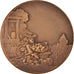 France, Medal, Agriculture, Jardins, AU(55-58), Bronze