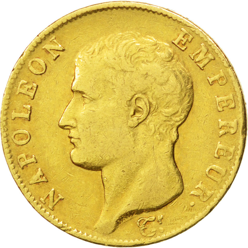Premier Empire, 40 Francs or Napoléon Empereur, 1806 I, Limoges, Gadoury 1082