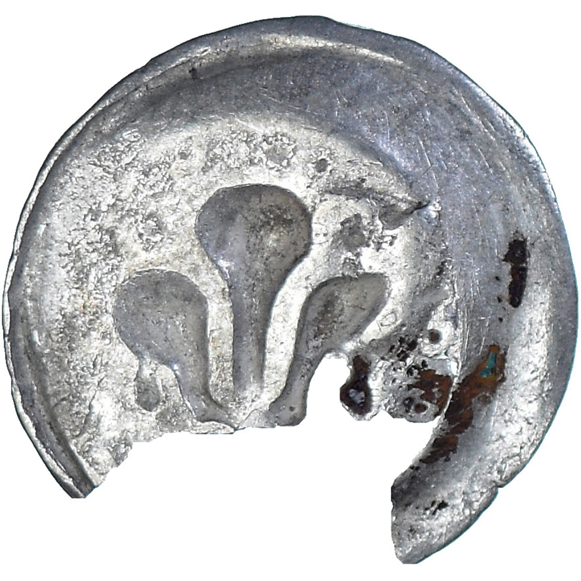 Coin, French state, Alsace, lis pfennig, 14th-15th Centuries, Strasbourg