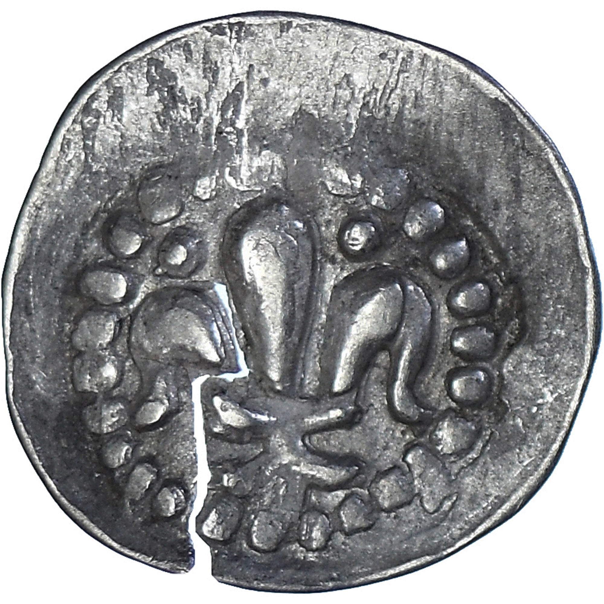 Coin, French state, Alsace, lis pfennig, 14th-15th Centuries, Strasbourg