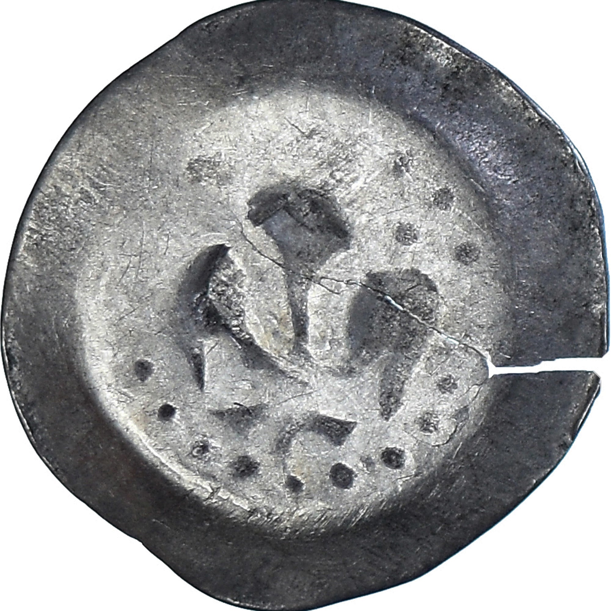 Coin, French state, Alsace, lis pfennig, 14th-15th Centuries, Strasbourg