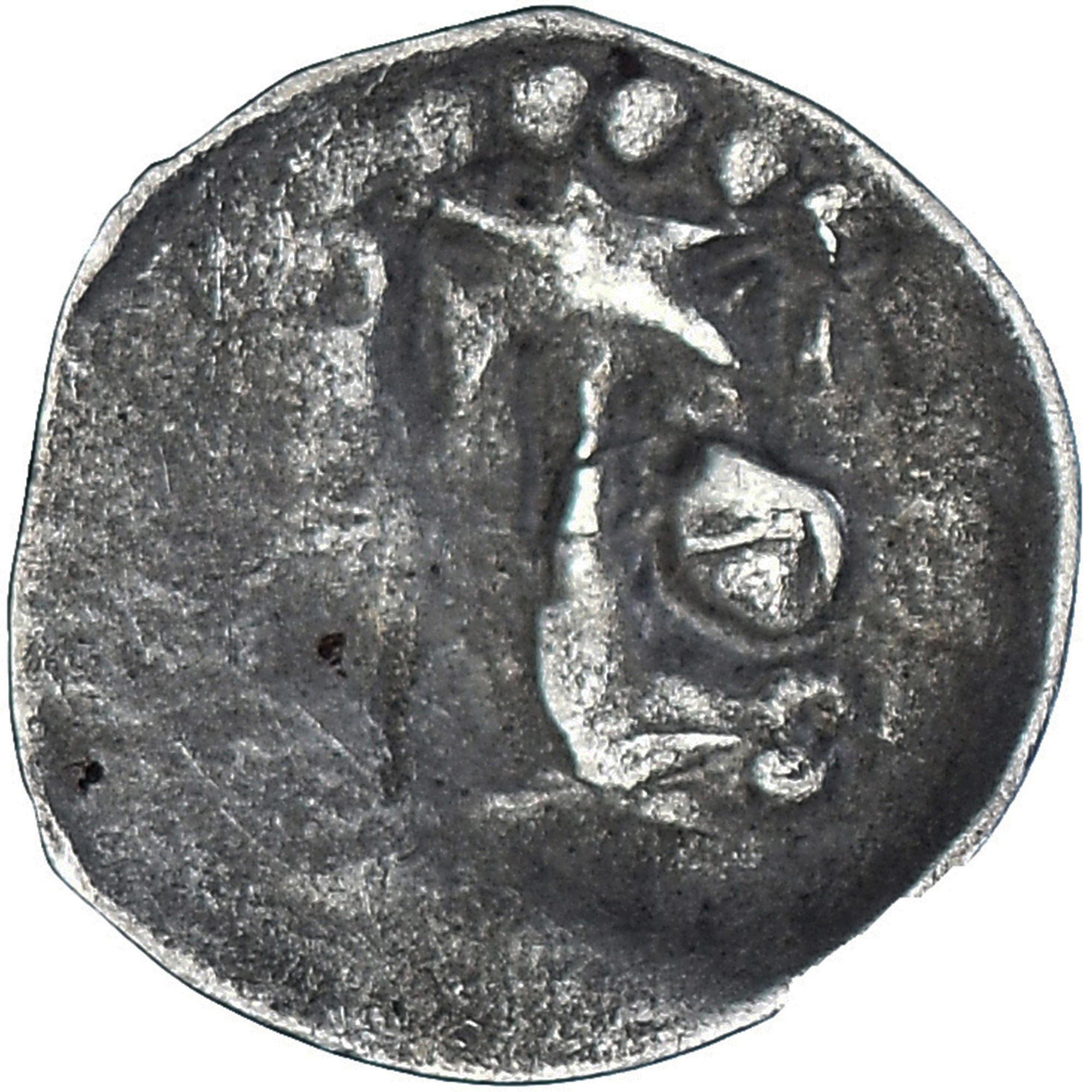 Coin, French state, Alsace, lis pfennig, 14th-15th Centuries, Strasbourg