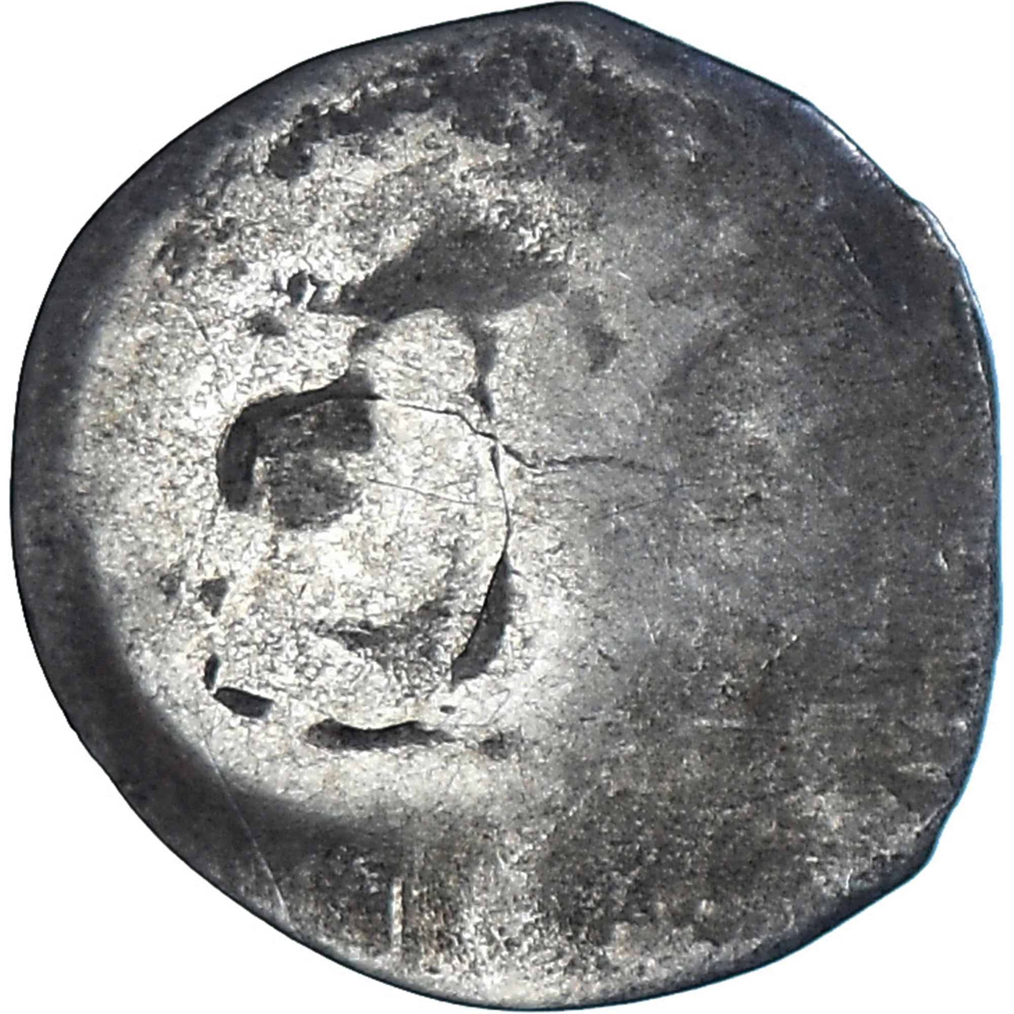 Coin, French state, Alsace, lis pfennig, 14th-15th Centuries, Strasbourg