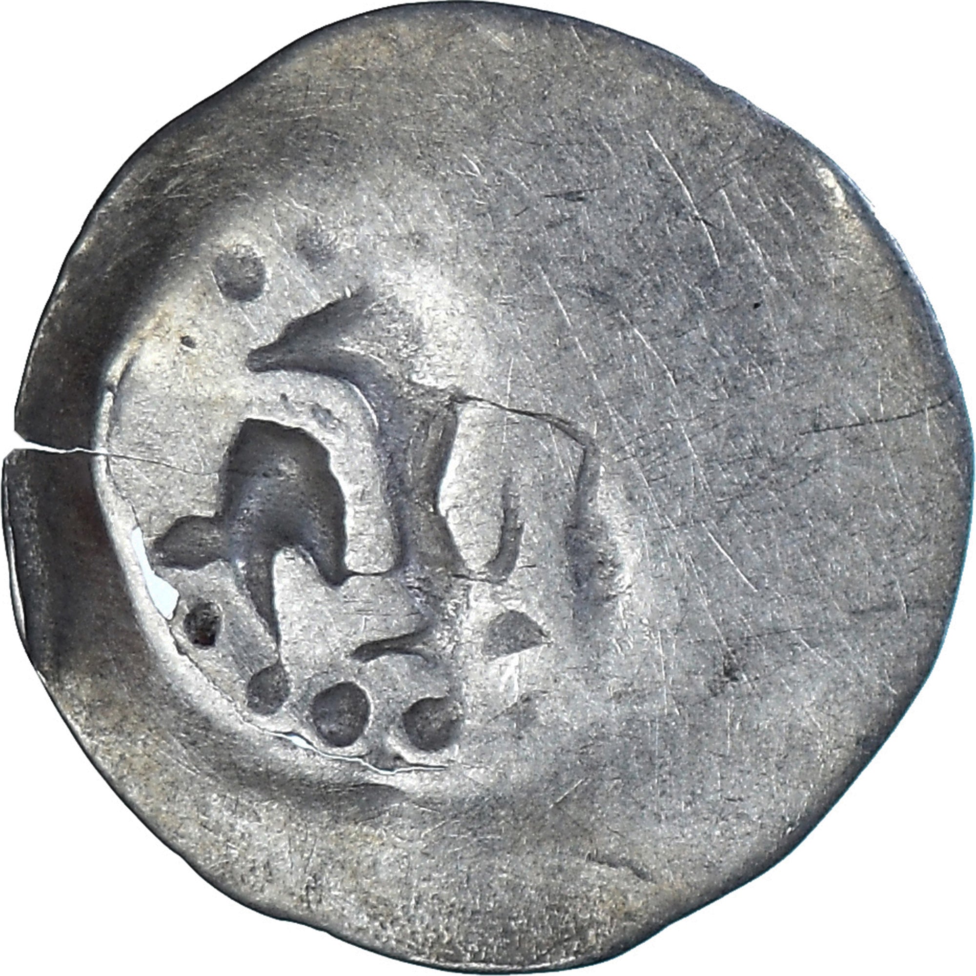 Coin, French state, Alsace, lis pfennig, 14th-15th Centuries, Strasbourg