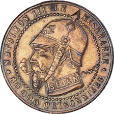 Francja, Monnaie satirique, Napoléon III, 1870, Bataille de Sedan, AU(50-53)