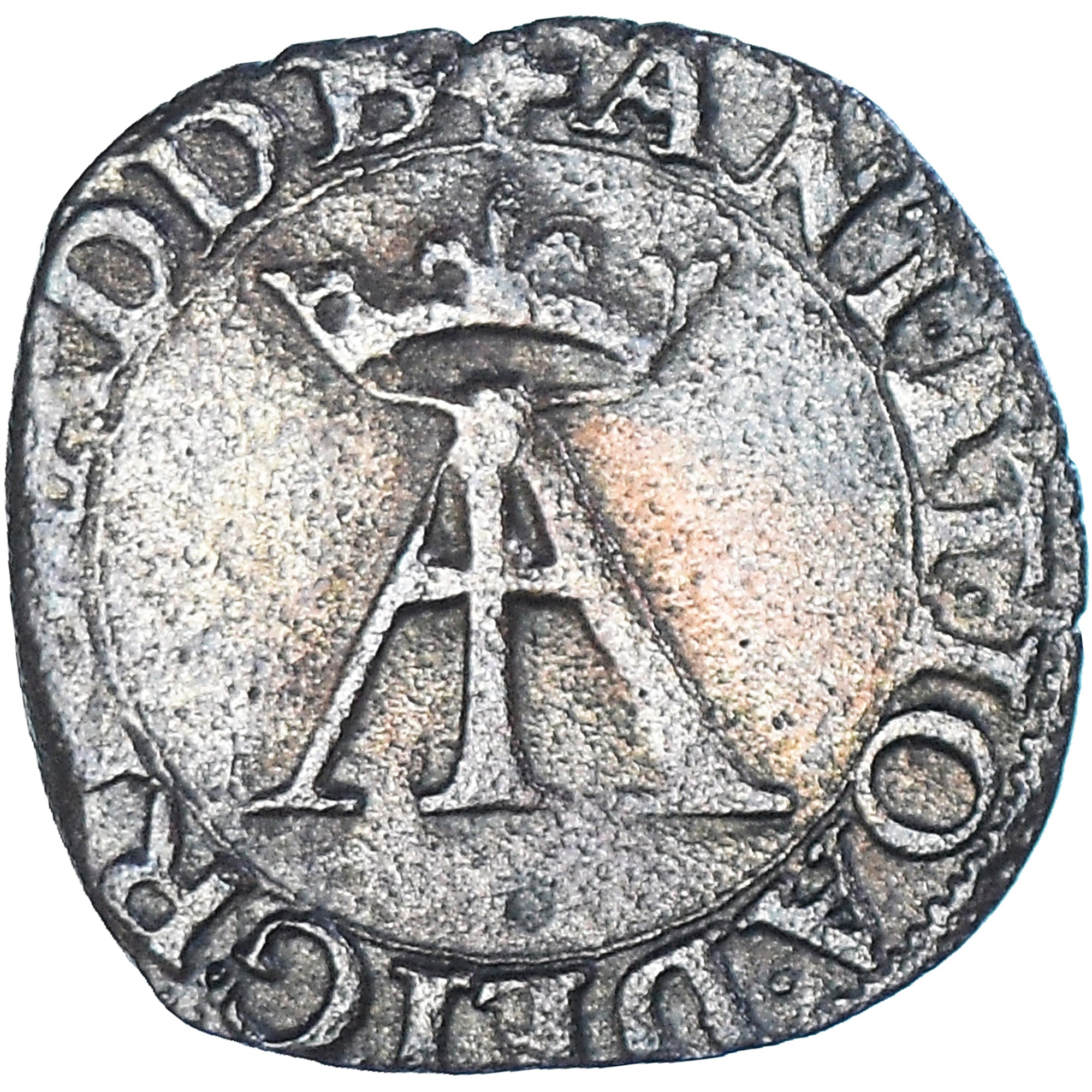 Monnaie, France, NAVARRE-BEARN, Antoine de Bourbon & Jeanne d'Albret, Liard