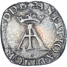 Monnaie, France, NAVARRE-BEARN, Antoine de Bourbon & Jeanne d'Albret, Liard