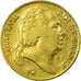 Moneda, Francia, Louis XVIII, Louis XVIII, 20 Francs, 1818, Nantes, BC+, Oro