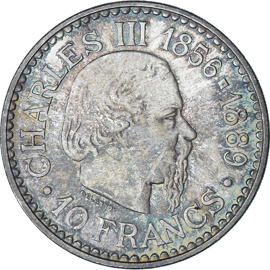 Coin, Monaco, Rainier III, 10 Francs, 1966, Monnaie de Paris, MS(63), Silver