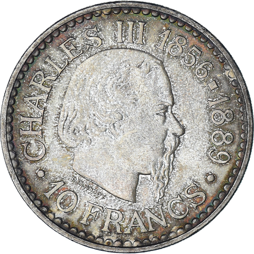 Coin, Monaco, Rainier III, 10 Francs, 1966, Monnaie de Paris, MS(63), Silver