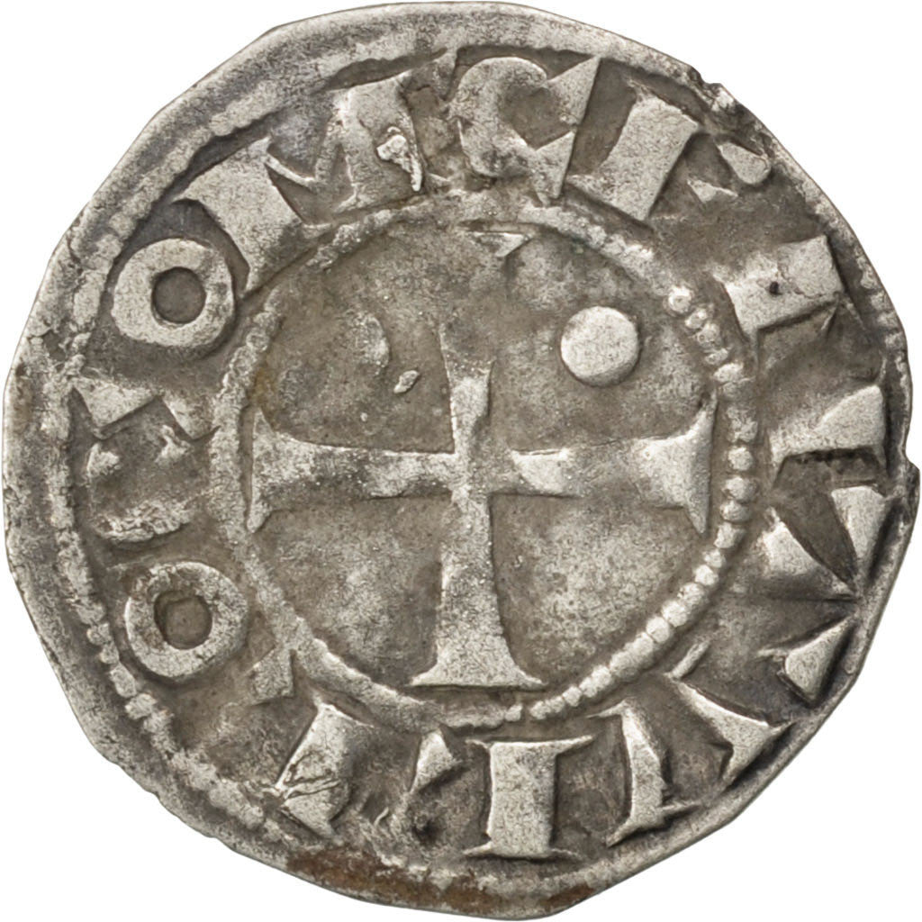 Coin, France, Obol, Morlaas, EF(40-45), Silver