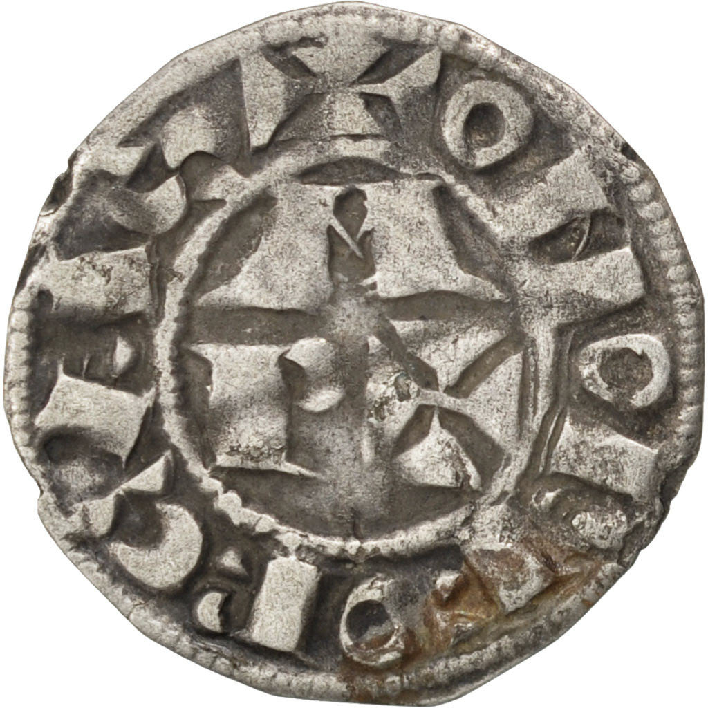 Coin, France, Obol, Morlaas, EF(40-45), Silver